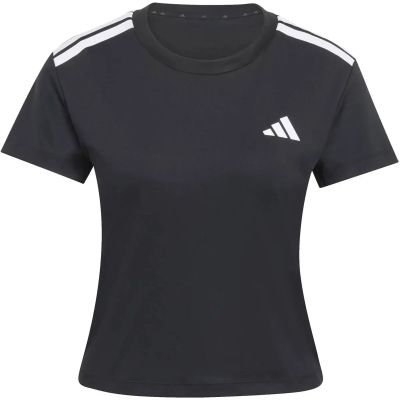 Damen Shirt Hyperglam 3-Streifen in schwarz