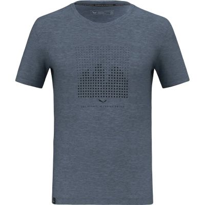 SALEWA Herren Shirt EAGLE DOTTED MTN AM T-SHIRT M in blau