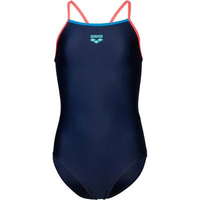 Kinder Schwimmanzug GIRL`S SWIMSUIT LIGHT DROP SOLID in blau