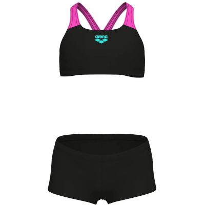 Kinder Bikinihose G BIKINI SOLID L in schwarz