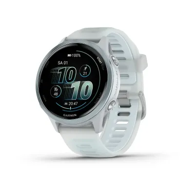 GARMIN Forerunner® 570 - 42mm Steinweiss/Cloud in - steinweiss/cloud blue aluminium