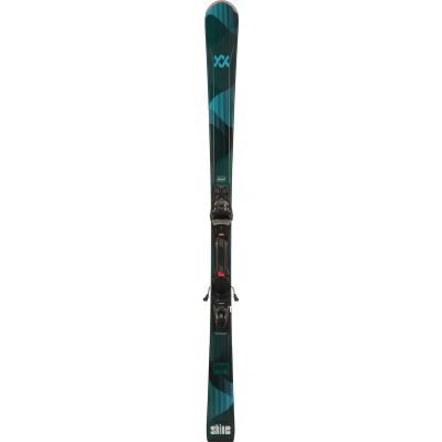 Damen All-Mountain Ski SHINE 76 LTD + VMOT 10 LADY GREEN in blau