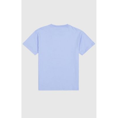 Crewneck T-Shirt in blau