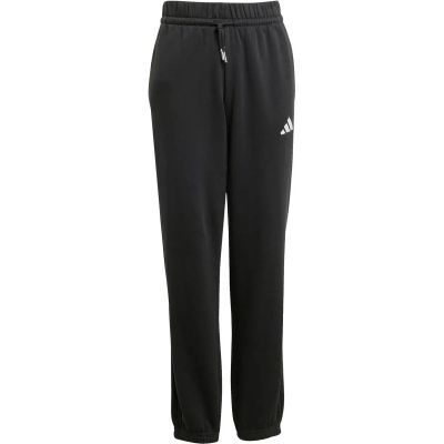 Kinder Hose Slogan Fleece in schwarz