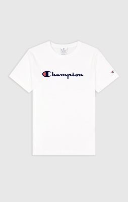 Crewneck T-Shirt in weiß 