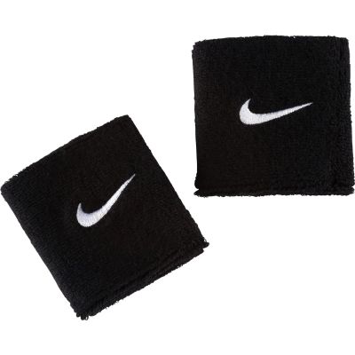 NIKE Swoosh Wristbands in schwarz