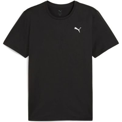 Herren Shirt M TAD ESSENTIALS SOLID CAT TEE (LC small cat) in schwarz