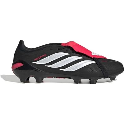 Herren Fussball-Rasenschuhe Predator League Fold-Over Tongue Firm Ground in schwarz
