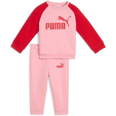 Kinder Anzug MINICATS ESS Raglan Crew Set FL INF in pink