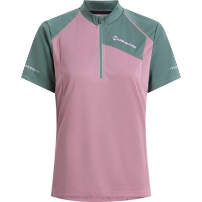 Damen Shirt Da.-Fahrrad-Trikot Nacera W in 909 green dark/violet