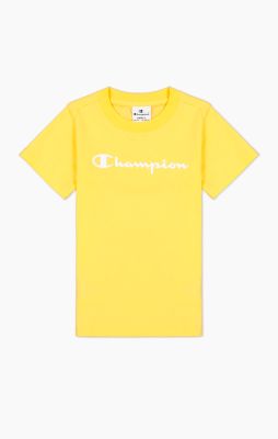 Crewneck T-Shirt in gelb
