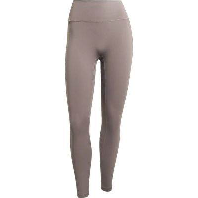 Damen Tight Optime Workout 3-Streifen 7/8 in braun