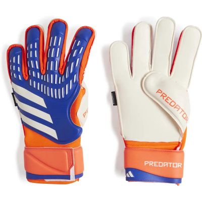 Herren Handschuhe Predator Match Fingersave in blau