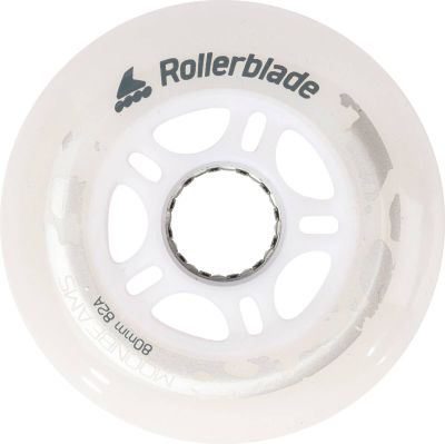 ROLLERBLADE MOONBEAMS LED WH.80/82A (4PCS) in weiß