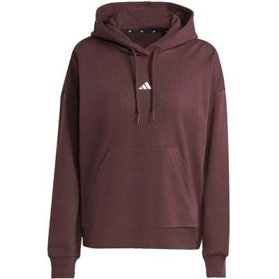 Damen Kapuzensweat Essentials Small Logo Feel Cozy in braun