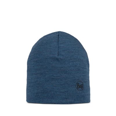 MERINO MIDWEIGHT BEANIE MELANGE TEMPEST in blau