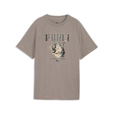 GRAPHICS ANIMAL Relaxed Tee G in beige