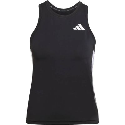 Damen Shirt Train Essentials 3-Streifen Workout in schwarz