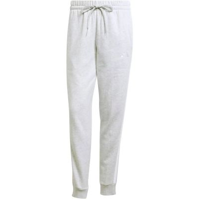 Damen Hose Essentials 3-Streifen Fleece Slim in grau