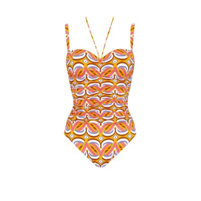 Badeanzug in orange