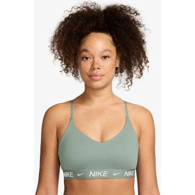 Damen Shirt W NK DF INDY LGT SPT BRA in braun