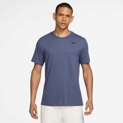 Herren Shirt T-Shirt M NK DRY TEE DFC CREW SOLID in blau