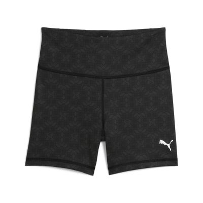 W TAD ESSENTIAL HW 5" SHORT TIGHT AOP in schwarz