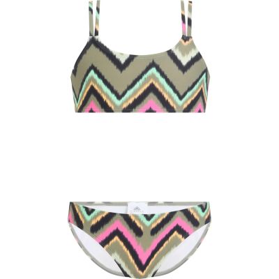 Kinder Bikini Mä.-Bikini Sanna G Retro Batik in 900 aop/olive dark
