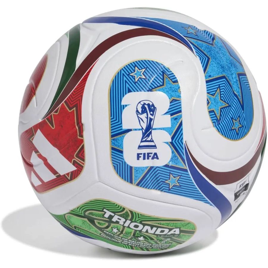 adidas World Cup League Ball Ball für Unisex-Erwachsene, Weiß, 5 EU - Image 2