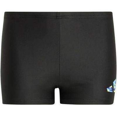 Kinder Badehose 3-BAR BOXER in schwarz