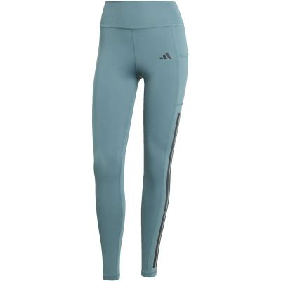 Damen Tight Optime 3-Streifen Full Length in grau