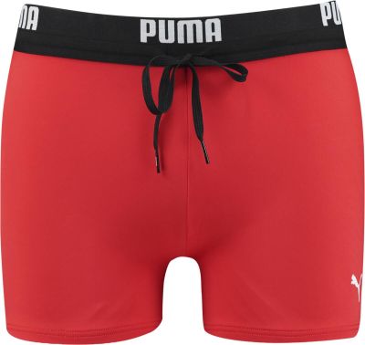 PUMA Badehose SWIM MEN LOGO SWIM TRUNK 1P in rot