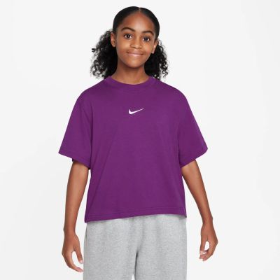 G NSW TEE ESSNTL SS BOXY in lila