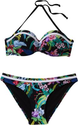 FIREFLY Damen Bikini D-Bikini Textra in schwarz