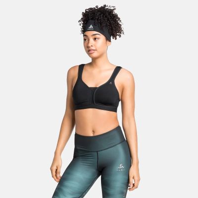 Gepolsterter Damen HIGH Sport-BH in weiß