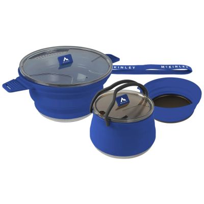 Geschirr Kochgeschirr Cooking set SIL I 2P in blau