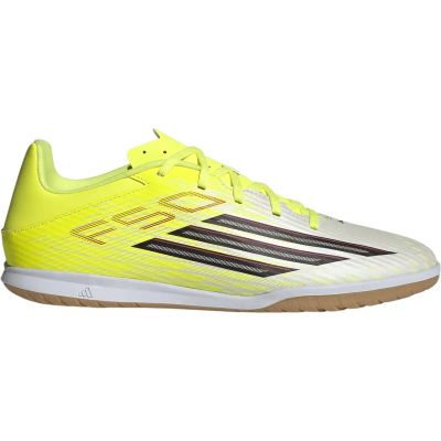 Herren Fussball-Hallenschuhe F50 CLUB Indoor in gelb