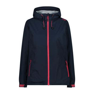 WOMAN JACKET FIX HOOD in bunt
