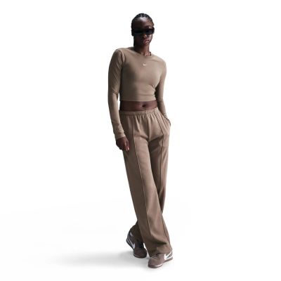 W NSW NK CHLL KNT LS CRP in 214 mink brown/sail