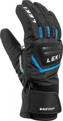 LEKI Handschuhe Griffin S Junior in 608 schwarz-cyan