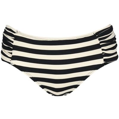Damen Bikinihose Yadbor Mid Waist Briefs in schwarz