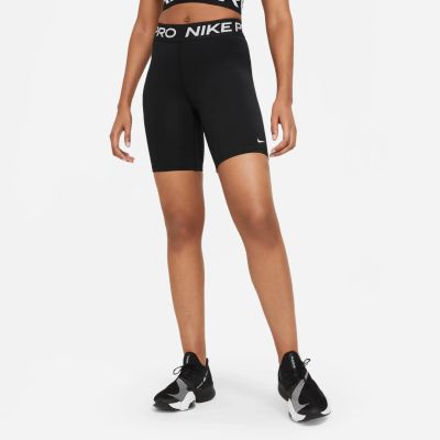 Nike W Np 365 Short 8In - black/white in 010 black/white