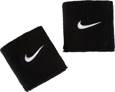 NIKE Swoosh Wristbands in schwarz