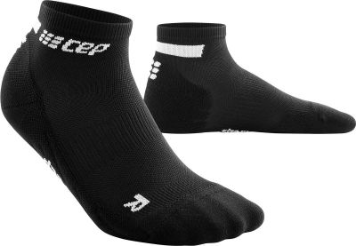 CEP Damen the run socks, low cut, v4, wom in schwarz