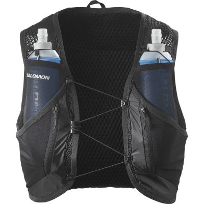 Rucksack ACTIVE SKIN 12 SET BLACK/METAL in schwarz