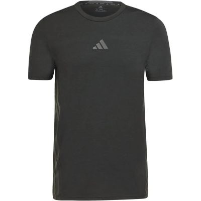 Herren Shirt Designed 4 Training 3-Streifen in grau