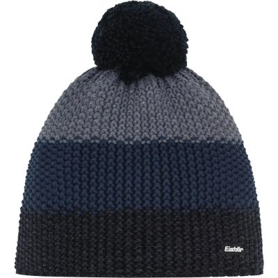 Mütze Star Pompon in schwarz