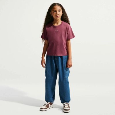 Kinder Unterjacke G NSW TEE BOXY ESSNTL LBR in weiß