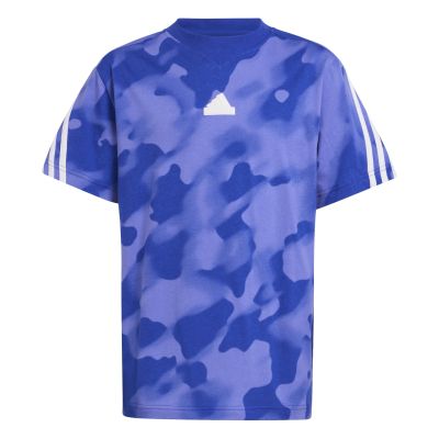 JUNIOR FUTURE ICONS CAMO PRINTED TEE in blau