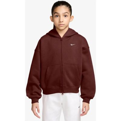 Kinder Kapuzensweat STUDIO FLEECE in weiß